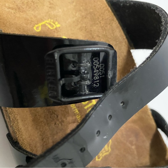 Birkenstock Mayari Sandals Patent Black Size 38 - Picture 7 of 10